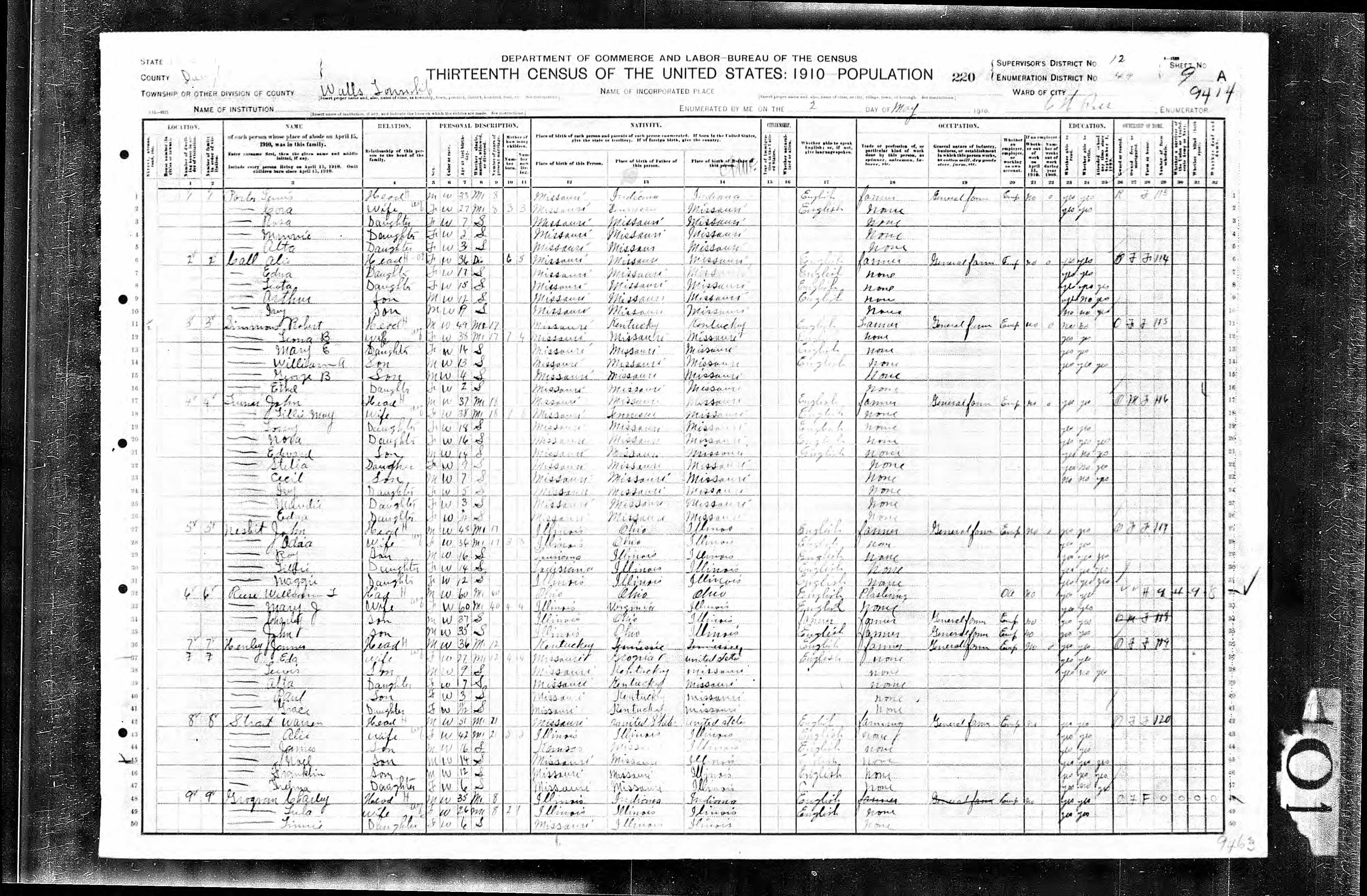 1910 U.S. Federal Census