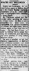 Death Notice - Obituary