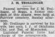 J. M. Trollinger Obit