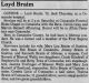 Loyd Braim obit 