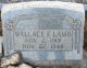Wallace F Lamb Headstone