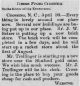 Mr. Trollinger and Mr. J. Trollinger mentioned as opening a new store separate from Mr. J.W. Setzer.  Mr. J.W. Setzer is mentioned in the deed information a few years prior.   