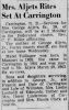 Funeral Notice - Obituary