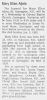 Funeral Notice - Obituary