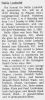 Funeral Notice - Obituary