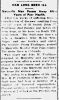 Death Notice of John W. Trullinger