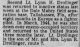 Second Lt. Lynn H. Drollinger was returned to inactive status...