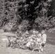 This is my family back in 1963 or 64 California. I'm the baby trying to run while my Mom next to me and my Dad is trying to keep me from running off! (Kim Rene' Drollinger-Watkins)